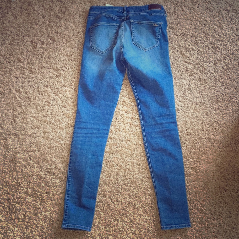High rise super skinny hollister jeans